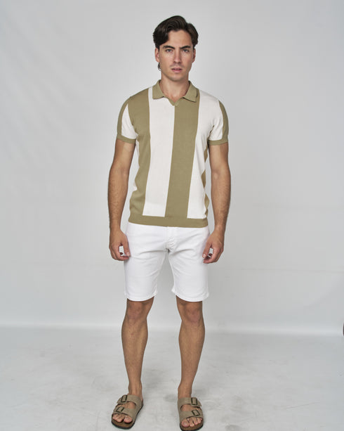 Polo Rayas Bicolor 008210 Spagnolo