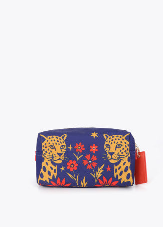 Neceser Nylon Estampado Tigres Azul-Multicolor LF2612029