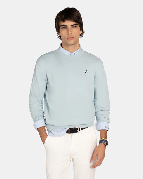 Harper & Neyer Jersey Icon R Neck Colors Blue Cloud 600326102.000408