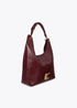 Shopper con Detalle de Asa Trenzada Burdeos LF2604026
