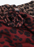 Fular Animal Print Degradado 100x200cm Crudo-Rojo Lola Casademunt