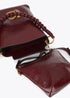 Hobo con Detalle Asa Trenzada Burdeos LF2604027