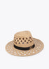 Sombrero Bicolor con Tira Personalizada Crudo-Negro Lola Casademunt LS2607021