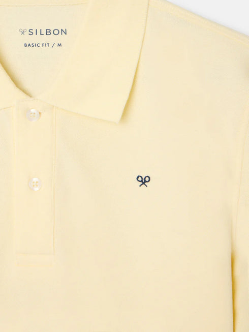 Silbon Polo Clasico Liso Amarillo