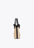 Bolsito Efecto Rafia Combinada con Efecto Piel Crudo Lola Casademunt LS2604064