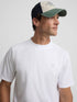 Silbon Camiseta Raquetas Lettering Blanca