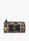 Billetero Efecto Piel Animal Print con Bolsillo Delantero Efecto Piel Negro-Marron LF2612013