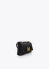 Bandolera con Solapa Asa Trenzada Negro Lola Casademunt