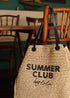 Bolso Desestructurado Rafia Summer Club Marron Lola Casademunt LS2604057