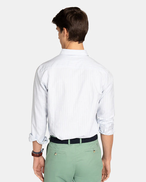 Harper & Neyer Camisa Shoreline Striped Oxford Sky Blue 201326019.000411