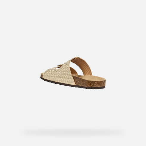 Sandalias Geox Lt Gold D35LSL