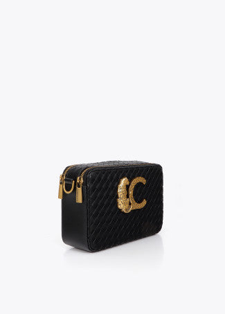 Bandolera Material Trenzado Negro LF2604019