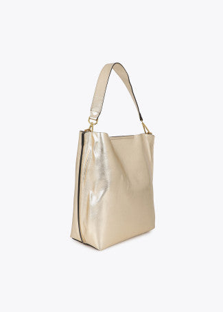 Shopper con Cierre Solapa y Logo Leopardo Dorado Lola Casademunt
