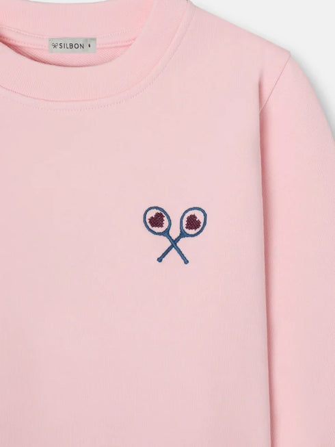 Silbon Sudadera Girl Lucky Love Rosa