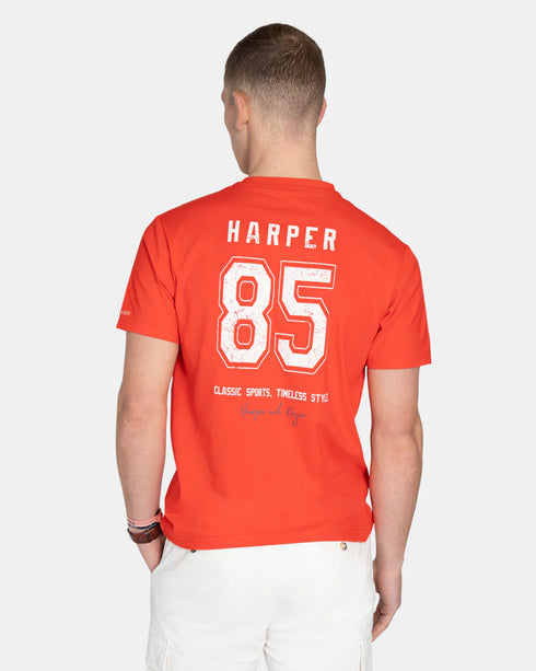 Harper & Neyer Camiseta Touchdown Poppy Red 401326026.000600