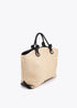 Bolso Tipo Capazo Efecto Rafia Crudo Lola Casademunt LS2604065
