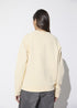 Sudadera Manga Raglan Cuello Caja, Parche Lc en el Delantero Crudo Lola Casademunt