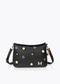 Bandolera Efecto Piel Multi Tachas Negro Lola Casademunt