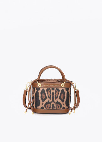 Bolso Bombonera Animal Print Marron-Negro LF2604016