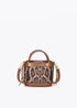 Bolso Bombonera Animal Print Marron-Negro LF2604016