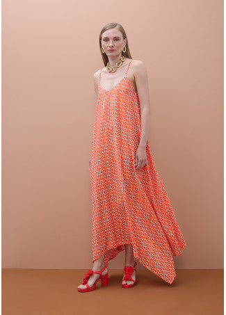 Vestido Tirantes Cuello Pico Logo Mayte
