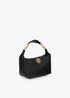 Bandolera Pequeña Aplique Metálico Leopardo Negro Lola Casademunt