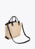 Bolso Tipo Capazo Efecto Rafia Crudo Lola Casademunt LS2604065