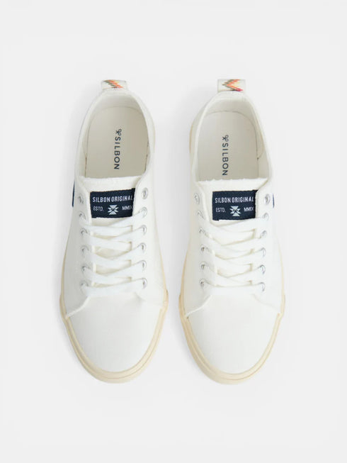 Silbon Zapatilla Clasica Lona Blanco