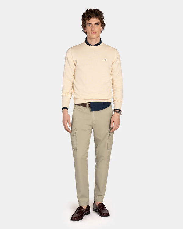 Harper & Neyer Jersey Icon R Neck Latte Cream 600326101.000302