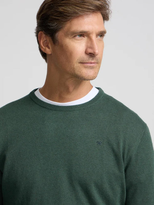 Silbon Jersey Cuello Redondo Verde Oscuro