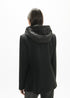 Americana Tecnica con Chaleco Nylon Acolchado Interior Negro-Negro Lola Casademunt