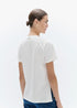 Camiseta Cuello Caja con Aberturas Laterales, Gráfico ''made In Lola'' con Blanco Lola Casademunt