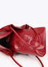 Shopper con Detalle Tubo Metálico con Logo Troquelado Rojo LF2604044