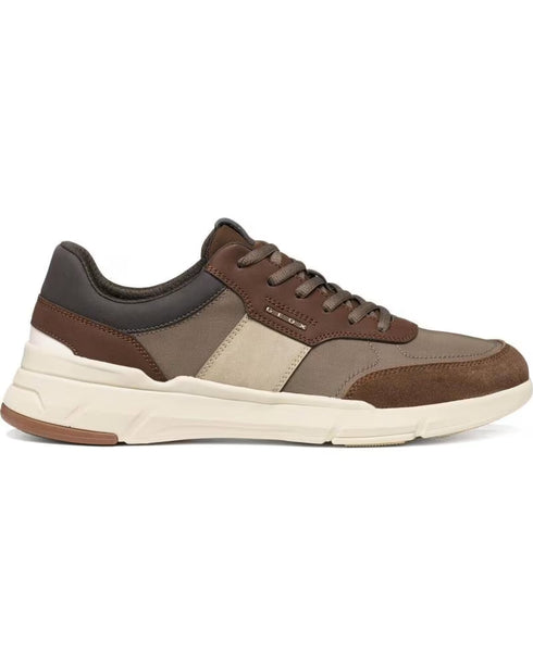Zapatilla Deportiva Geox Dove Grey/dk Brown U66N8A