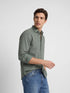 Silbon Camisa Sport Estructura Verde
