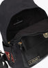Mochila Nylon con Parches Negro Lola Casademunt
