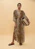 Vestido Largo Mangas Anchas Animal Print Marron-Multicol Lola Casademunt LS2616021