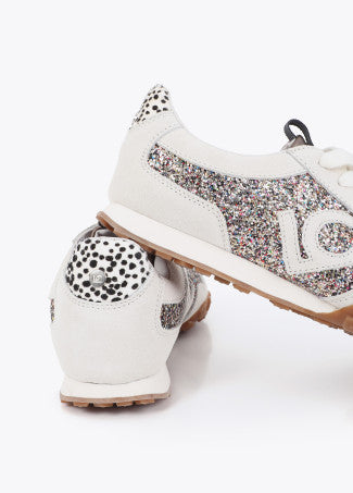 Deportiva Combinada en Diferentes Materiales y Piel Metal-Crudo LF2605016