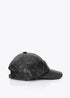Gorra Pespunteada con Detalle de Mini Tachas Negro Lola Casademunt