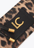 Billetero Efecto Piel Animal Print con Bolsillo Delantero Efecto Piel Negro-Marron LF2612013