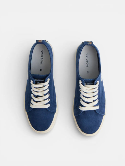 Silbon Zapatilla Clasica Lona Azul Marino