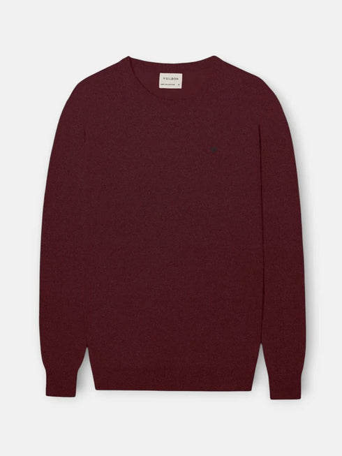 Silbon Jersey Cuello Redondo Burdeos