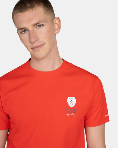 Harper & Neyer Camiseta Touchdown Poppy Red 401326026.000600