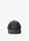 Gorra Pespunteada con Detalle de Mini Tachas Negro Lola Casademunt