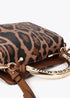 Bandolera 1981 Mediana Efecto Piel Crudo-Negro LF2604001