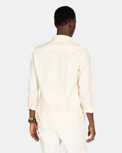Harper & Neyer Camisa Shoreline Striped Oxford Yellow Glow 201326019.000835