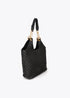 Shopper Acolchada con Mini Tachas Negro LF2604023