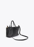 Bandolera Efecto Piel Asa Doble Negro Lola Casademunt