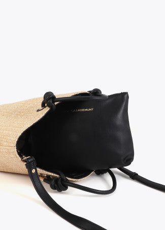Bolso Tipo Capazo Efecto Rafia Crudo Lola Casademunt LS2604065