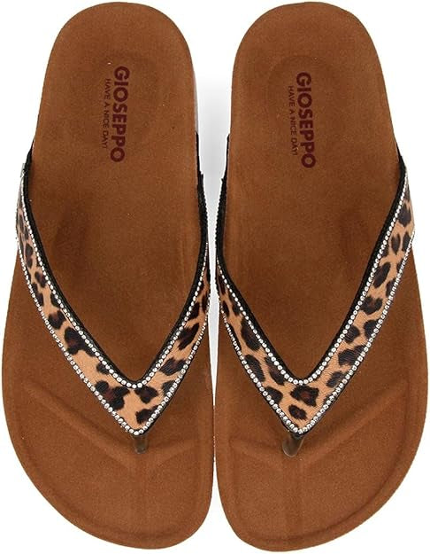 SANDALIA GIOSEPPO FLAGER 59627 LEOPARDO